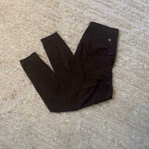 Lululemon Athletica Burgundy Align Leggings